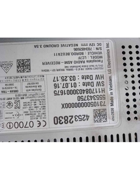 SISTEMA AUDIO / RADIO CD OPEL CORSA E - 229301