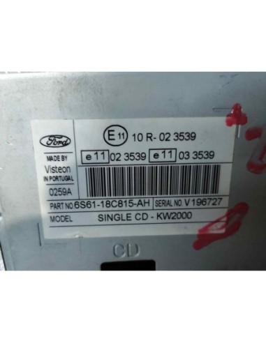 SISTEMA AUDIO / RADIO CD FORD FIESTA (CBK) -...
