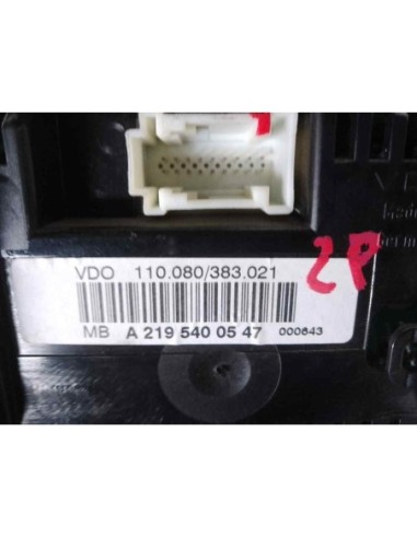 CUADRO INSTRUMENTOS MERCEDES-BENZ CLS (BM 219)...