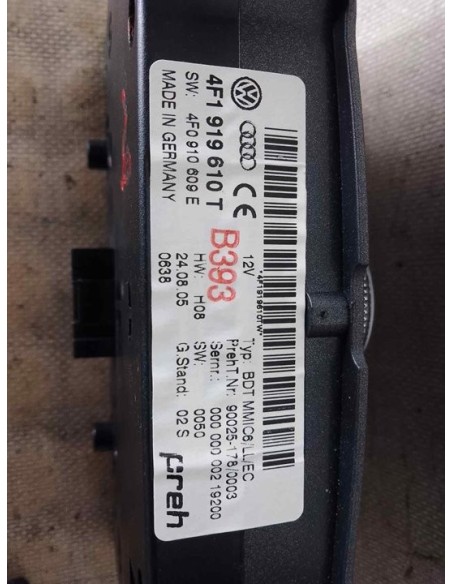 SISTEMA AUDIO / RADIO CD AUDI A6 BERLINA (4F2) - 199864