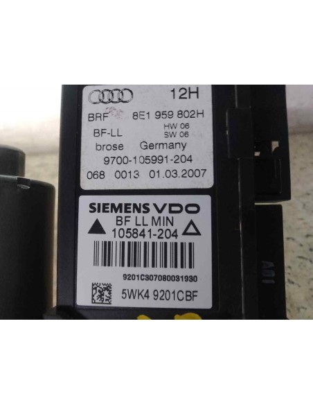 MOTOR ELEVALUNAS DELANTERO DERECHO AUDI A4 BERLINA (8E) - 212135
