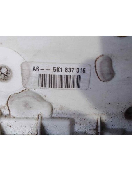 CERRADURA PUERTA DELANTERA DERECHA VOLKSWAGEN GOLF VI (5K1)(10 2008) - 137754