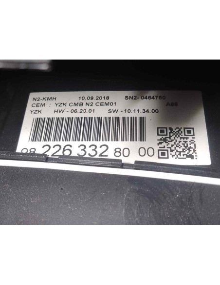 CUADRO INSTRUMENTOS CITROEN C3 AIRCROSS - 195105