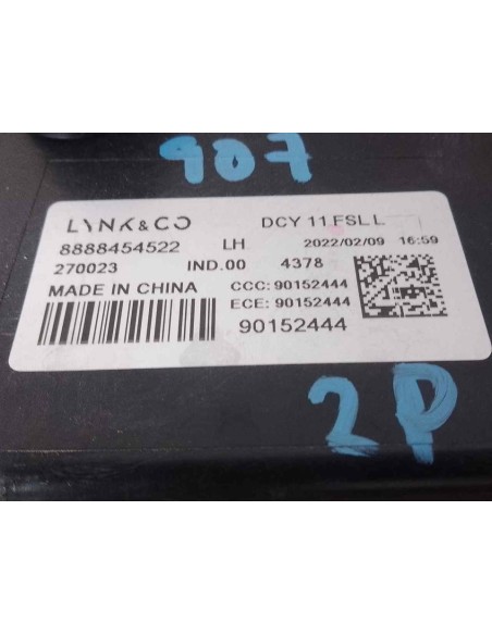 PILOTO DELANTERO IZQUIERDO LYNK   CO 01 - 244605