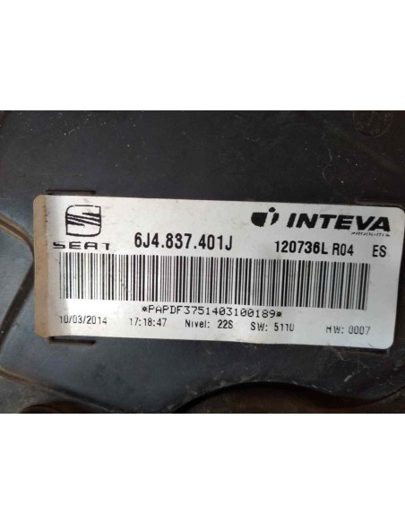 ELEVALUNAS DELANTERO IZQUIERDO SEAT IBIZA BERLINA (6J5) - 131378
