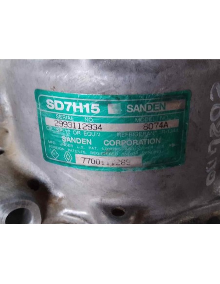 COMPRESOR AIRE ACONDICIONADO RENAULT LAGUNA (B56) - 206898