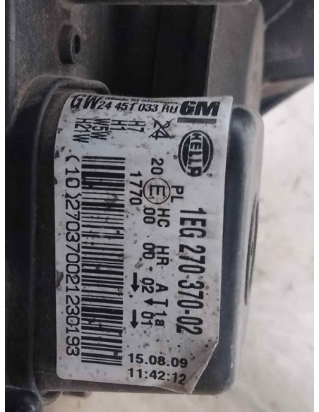 FARO DERECHO OPEL ASTRA H GTC - 125564