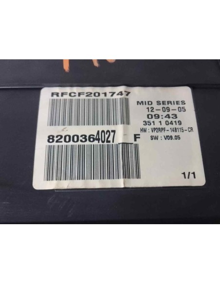 CUADRO INSTRUMENTOS RENAULT MEGANE II COUPE/CABRIO - 104859