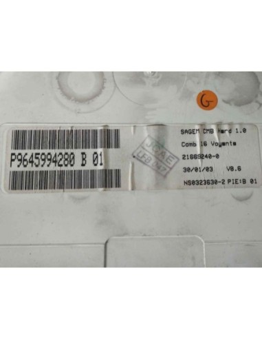 CUADRO INSTRUMENTOS CITROEN C3 - 121492