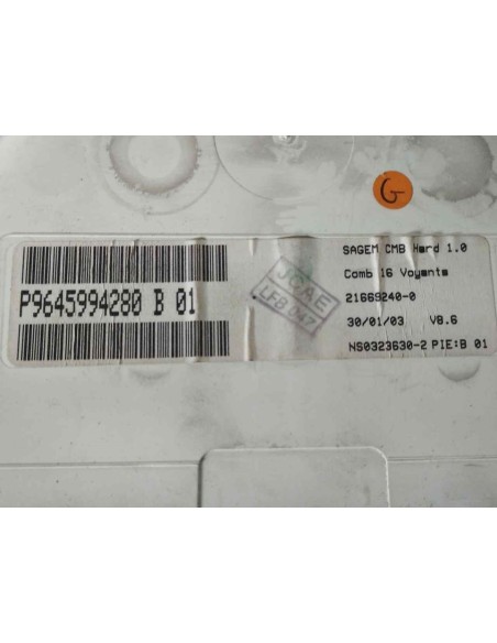 CUADRO INSTRUMENTOS CITROEN C3 - 121492