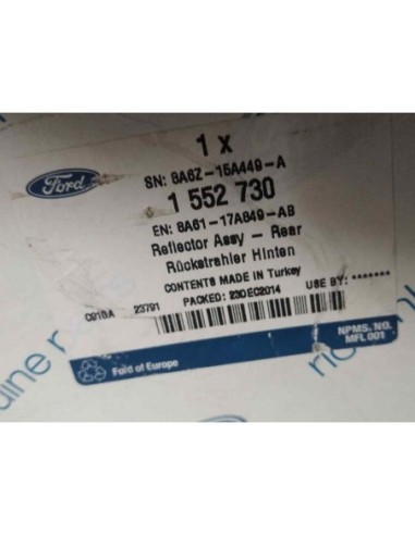 PILOTO TRASERO DERECHO FORD FIESTA (CNN) - 137846