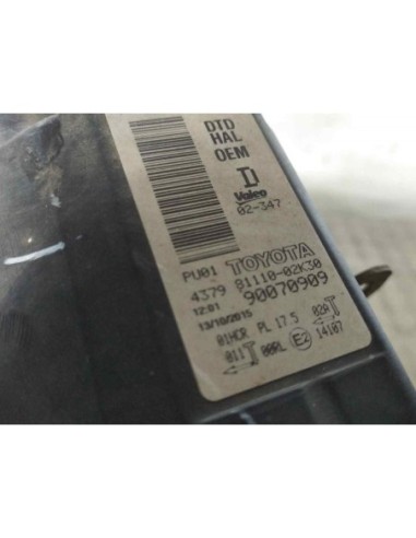 FARO DERECHO TOYOTA AURIS (E18) - 143152