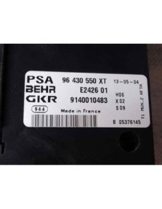 MANDO CALEFACCION / AIRE ACONDICIONADO PEUGEOT 206 - 169145 2