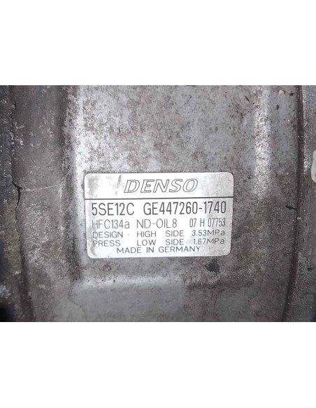 COMPRESOR AIRE ACONDICIONADO TOYOTA AVENSIS BERLINA (T25) - 194960