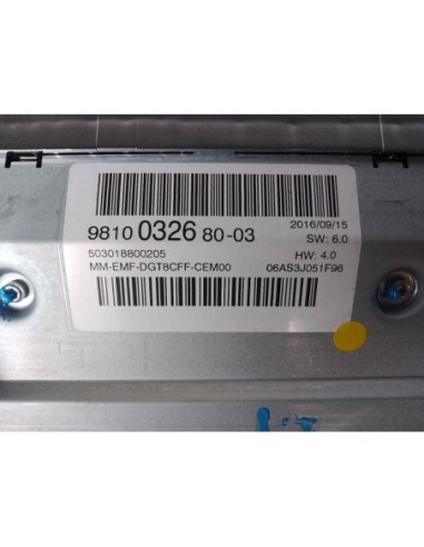 PANTALLA MULTIFUNCION PEUGEOT 3008 - 207261