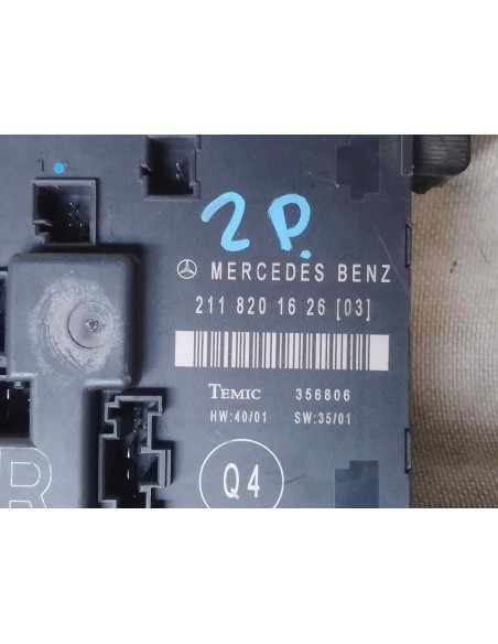CENTRALITA CIERRE MERCEDES-BENZ CLASE E (BM 211) BERLINA - 134791