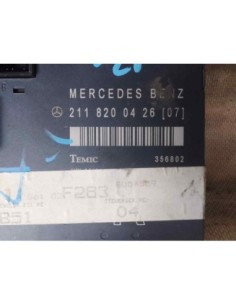 MODULO ELECTRONICO MERCEDES-BENZ CLASE E (BM 211) BERLINA... 2