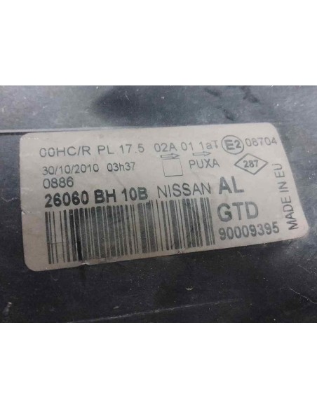 FARO IZQUIERDO NISSAN NOTE (E11E) - 155572