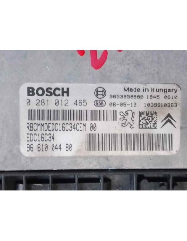 CENTRALITA MOTOR UCE PEUGEOT 207 - 187965