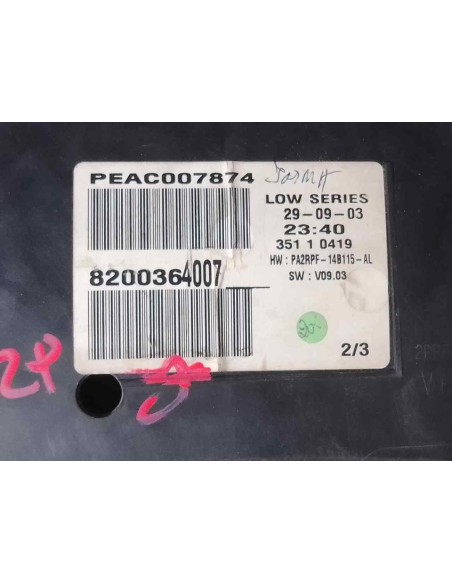 CUADRO INSTRUMENTOS RENAULT MEGANE II BERLINA 5P - 175143