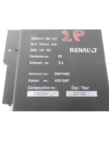 MODULO ELECTRONICO RENAULT MEGANE II...