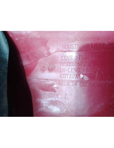 PILOTO TRASERO IZQUIERDO PEUGEOT 206 + - 262011