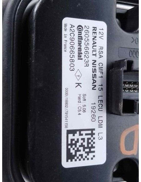 CENTRALITA FAROS XENON RENAULT CLIO V - 204662