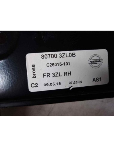 ELEVALUNAS DELANTERO DERECHO NISSAN PULSAR...