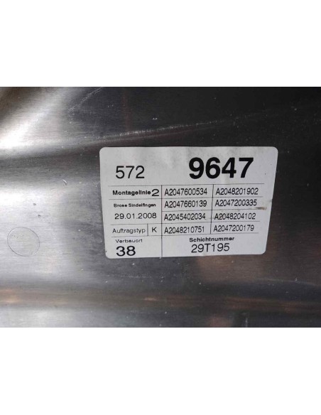 ELEVALUNAS DELANTERO IZQUIERDO MERCEDES-BENZ CLASE C (BM 204) BERLINA - 178133