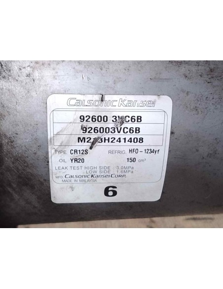 COMPRESOR AIRE ACONDICIONADO NISSAN NOTE (E12) - 185635
