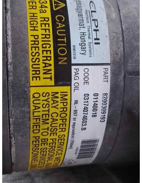 COMPRESOR AIRE ACONDICIONADO RENAULT SCENIC II (JM) - 195778