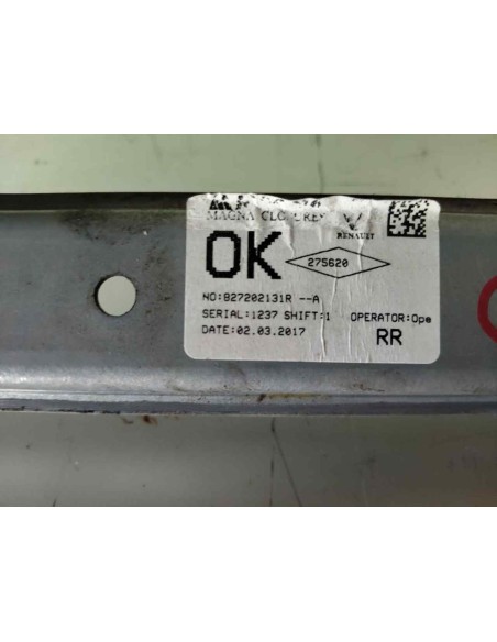 ELEVALUNAS TRASERO DERECHO DACIA SANDERO II - 238269