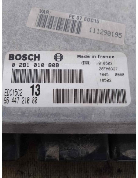 CENTRALITA MOTOR UCE CITROEN C5 BERLINA - 131890