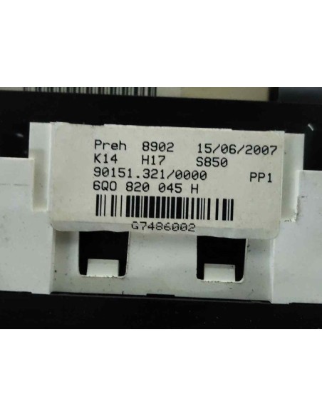 MANDO CALEFACCION / AIRE ACONDICIONADO VOLKSWAGEN POLO IV (9N3) - 203058