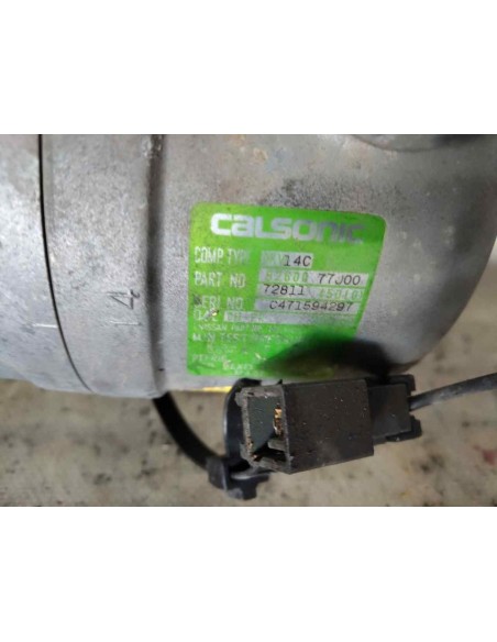 COMPRESOR AIRE ACONDICIONADO NISSAN PRIMERA BERL / TRAVELLER (P10/W10) - 256698