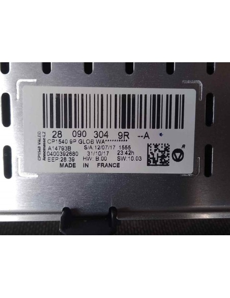 SISTEMA NAVEGACION GPS RENAULT MEGANE IV SPORT TOURER - 189084