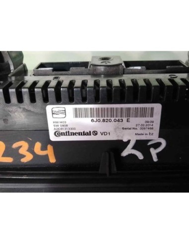 MANDO CALEFACCION / AIRE ACONDICIONADO SEAT...