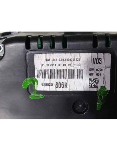 CUADRO INSTRUMENTOS SEAT IBIZA BERLINA (6J5) -...