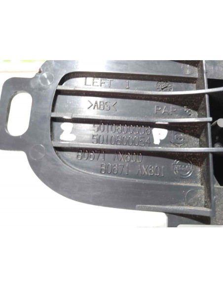 MANETA INTERIOR DELANTERA IZQUIERDA NISSAN MICRA (K12E) - 263639