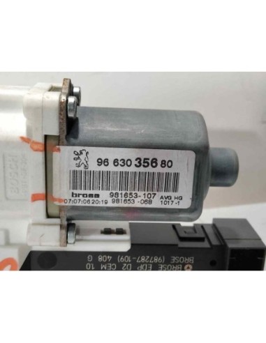 MOTOR ELEVALUNAS DELANTERO IZQUIERDO PEUGEOT...