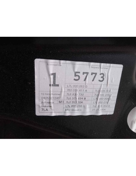 ELEVALUNAS TRASERO DERECHO VOLKSWAGEN TOUAREG (7LA) - 161126