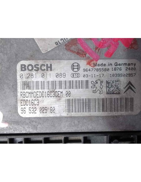 CENTRALITA MOTOR UCE PEUGEOT 206 - 214896