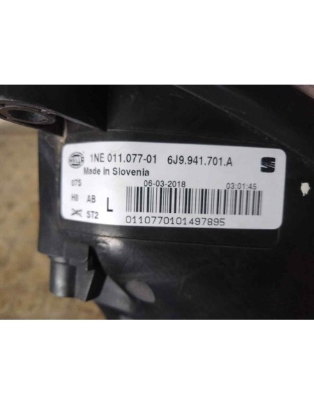FARO ANTINIEBLA IZQUIERDO SEAT TOLEDO (KG3) - 234596