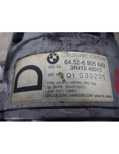 COMPRESOR AIRE ACONDICIONADO BMW SERIE 3...