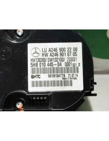 MANDO CLIMATIZADOR MERCEDES-BENZ CLASE A (BM...