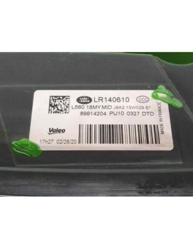 FARO DERECHO LAND ROVER RANGE ROVER VELAR - 263012