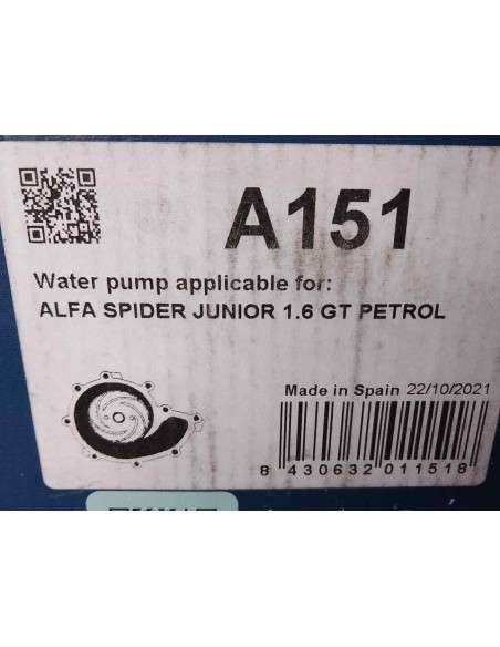 BOMBA AGUA ALFA ROMEO SPIDER - 199938
