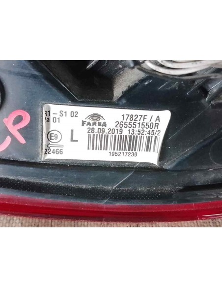 PILOTO TRASERO IZQUIERDO RENAULT CLIO V - 203812