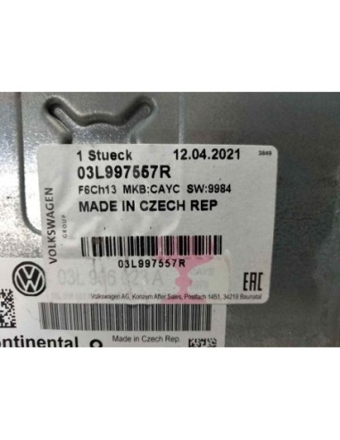 CENTRALITA MOTOR UCE VOLKSWAGEN GOLF VI...