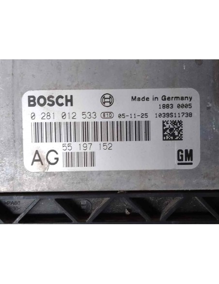 CENTRALITA MOTOR UCE OPEL VECTRA C BERLINA - 207079